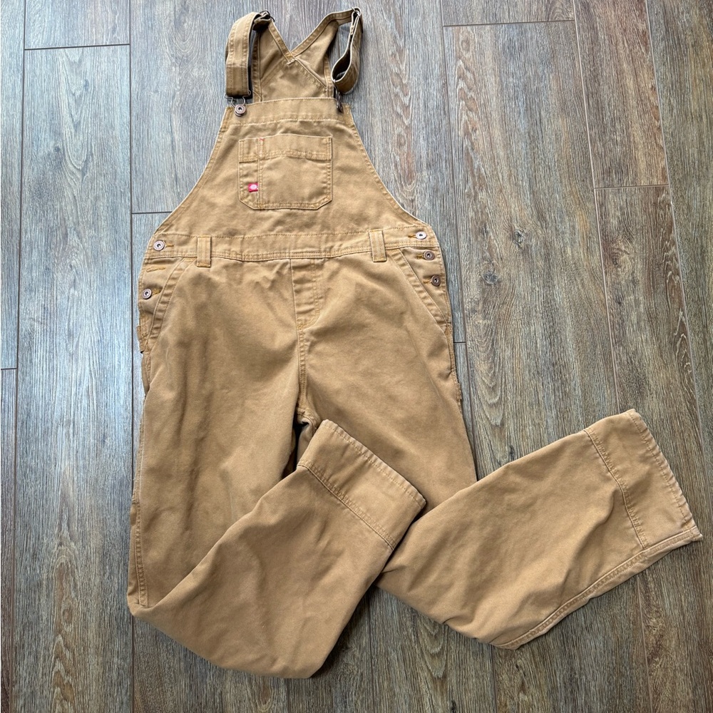 Dickies Tan Women Jeans Overalls